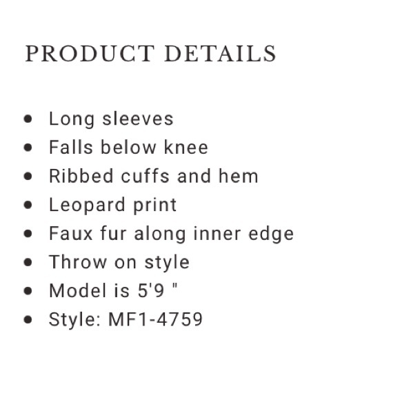 Show Me Your Mumu Womens Leopard Langston Cardigan Small - Picture 10 of 10